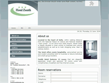 Tablet Screenshot of hotelzenith.net
